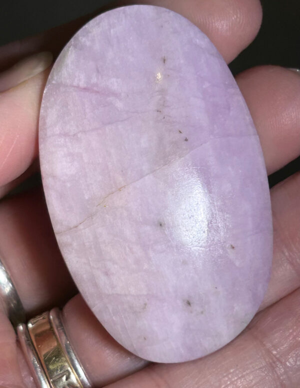 Kunzite Palm Stone