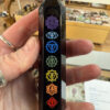 Black Obsidian Tower with Chakra Engraving - Image 3