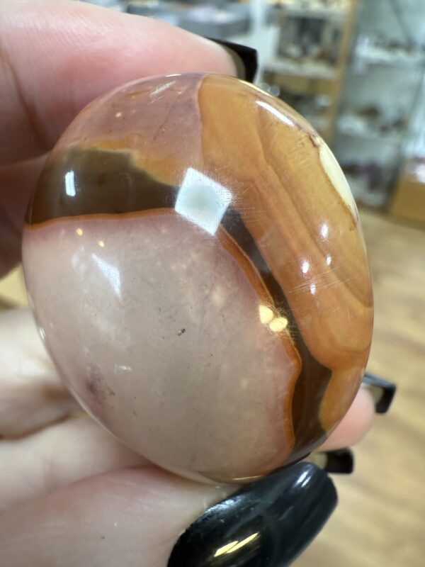 Polychrome Jasper Palm Stone