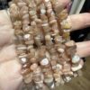 Peach Moonstone Chip Stone Bracelet - Image 2