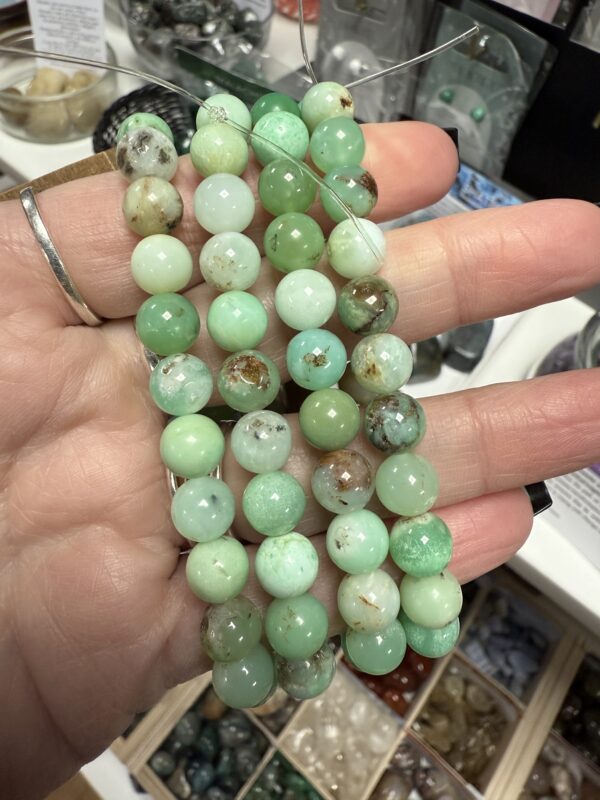 Chrysoprase Bead Bracelet