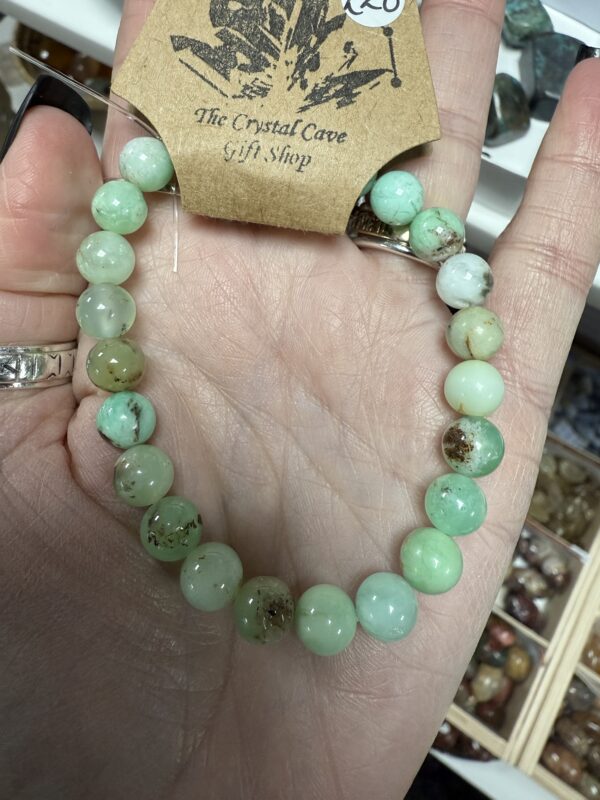 Chrysoprase Bead Bracelet - Image 3