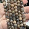 Black Moonstone Bead Bracelet - Image 2