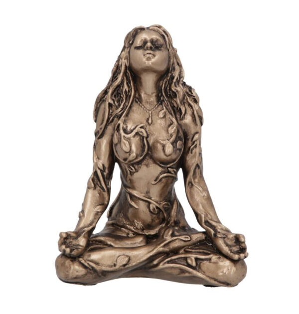 Mini Bronze Cast Gaia Figurine (6.5cm) - Image 3