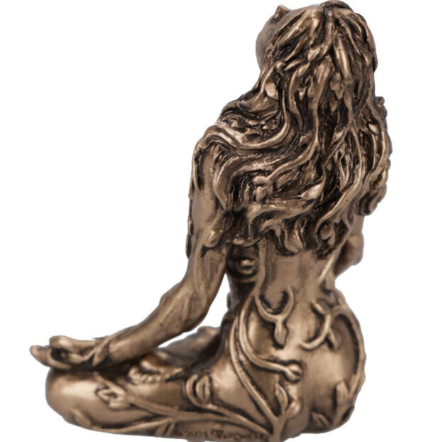 Mini Bronze Cast Gaia Figurine (6.5cm) - Image 5