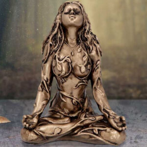 Mini Bronze Cast Gaia Figurine (6.5cm)