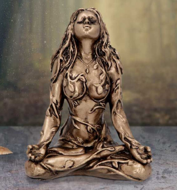 Mini Bronze Cast Gaia Figurine (6.5cm)