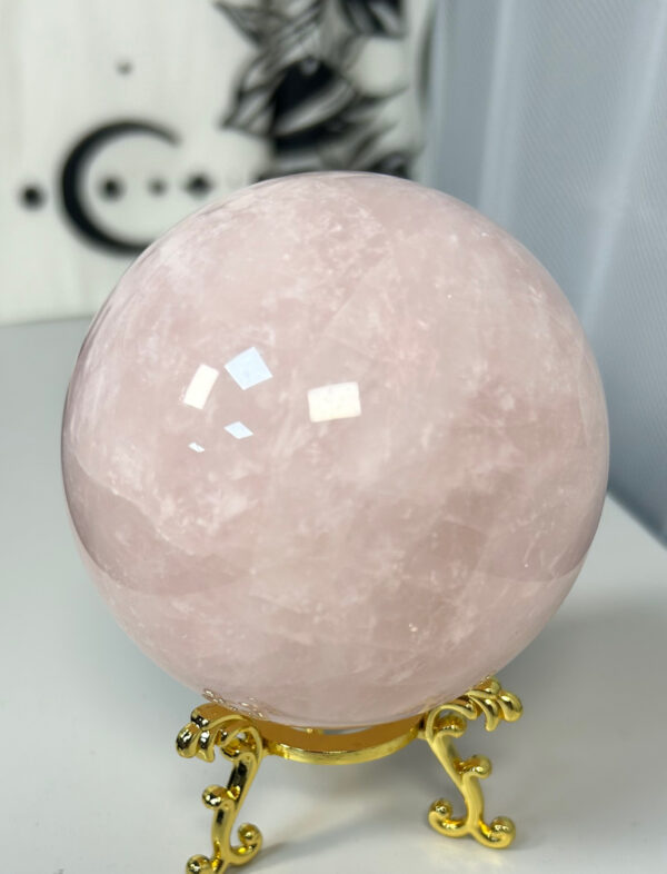 Rose Quartz Sphere - Image 3