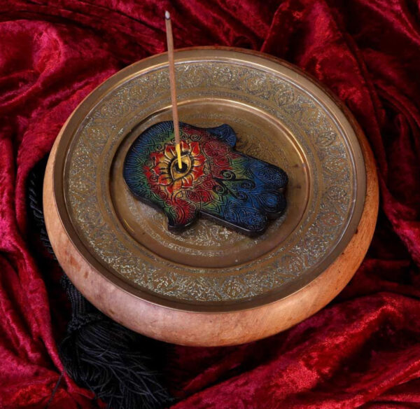 Hamsa Strength Incense Stick Holder - Image 2