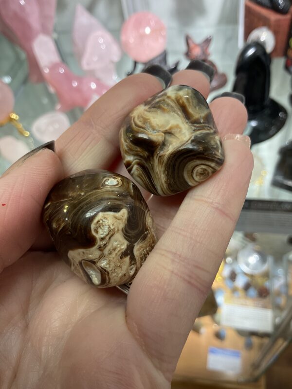 Chocolate Calcite Tumble Stone - Image 3
