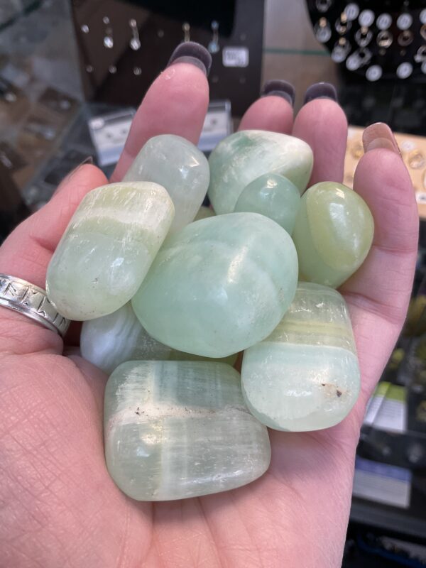 Pistachio Calcite Tumble Stone