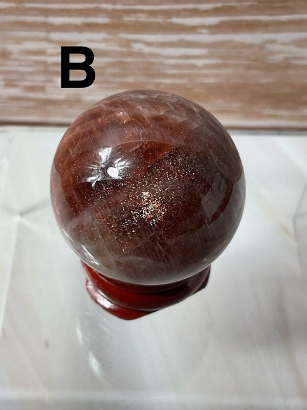 Sunstone Moonstone Sphere - Image 3