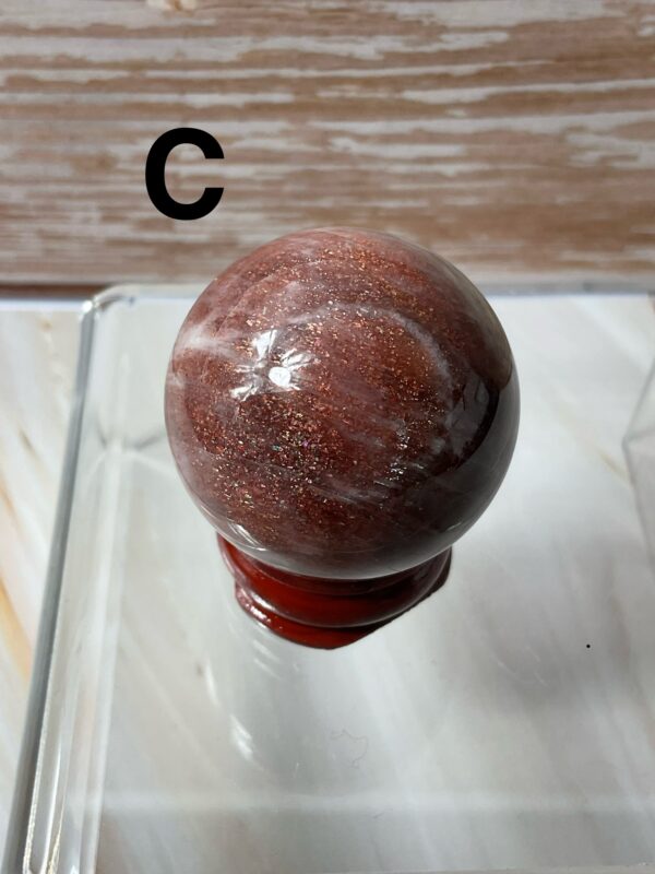 Sunstone Moonstone Sphere - Image 4