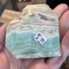 Pistachio Calcite Facteted Heart - Image 3