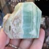 Pistachio Calcite Facteted Heart - Image 5
