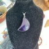 Amethyst Crescent Moon Pendant - Image 2