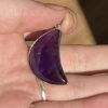 Amethyst Crescent Moon Pendant - Image 4