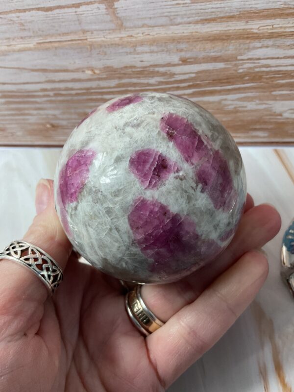 Pink Tourmaline Sphere - Image 4