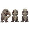 Three Wise Tyrannosaurus Rex Ornaments - Image 3