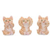 Three Wise Ginger Cats