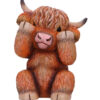 Three Wise Highland Cows - Image 4