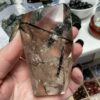 Tourmaline in Quartz Freeform on Stand - Image 6