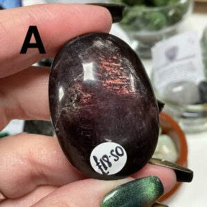 Gem Lepidolite (Purple Mica) Palm Stone
