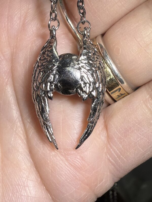Labradorite Angel Wing Pendant - Image 5