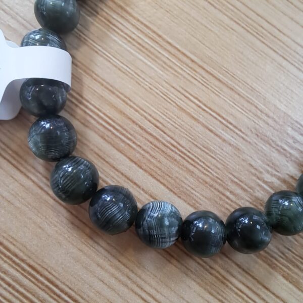 Seraphinite Small Bead Bracelet - Image 6