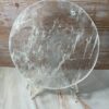 Large Selenite Round Plate