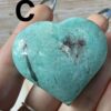 Amazonite with Smoky Quartz Palm Stone - Image 8