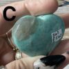 Amazonite with Smoky Quartz Palm Stone - Image 10