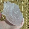 Rose Quartz Fancy Dragon Head