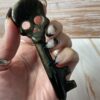 Golden Obsidian Key Carving