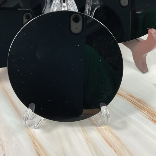 Black Obsidian Scrying Plate (10cm, 15cm & 20cm) - Image 8
