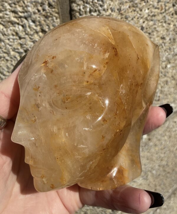 Golden Healer Alien Head