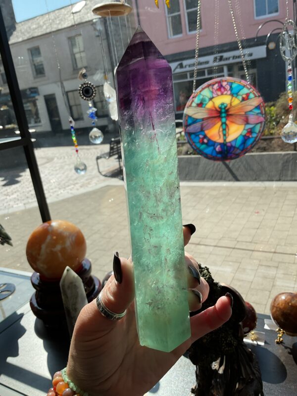 ‘Watermelon’ Large Fluorite Tower - Image 4