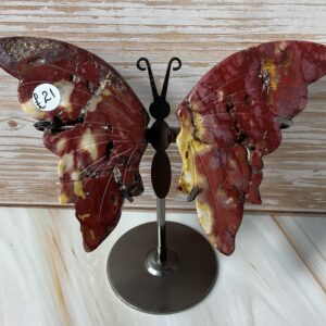 Mookaite Jasper Butterfly on Stand