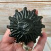 Golden Obsidian Sun & Moon Carving