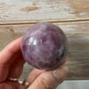 Lavender Rose Quartz Sphere - Image 3