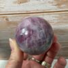 Lavender Rose Quartz Sphere - Image 5