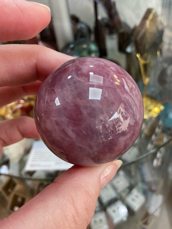 Lavender Rose Quartz Sphere