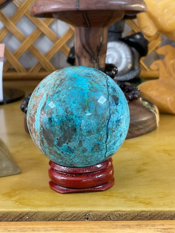 Chrysocolla Sphere