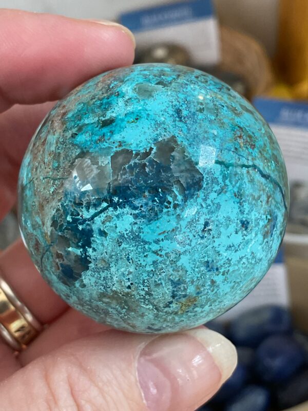 Chrysocolla Sphere - Image 7