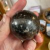 Willemite, Franklinite & Calcite Sphere - Image 4