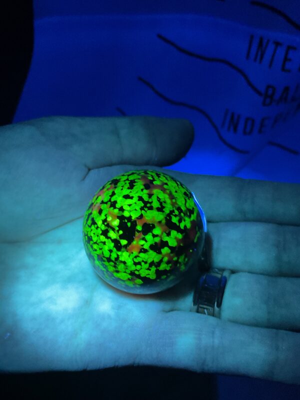 Willemite, Franklinite & Calcite Sphere - Image 4
