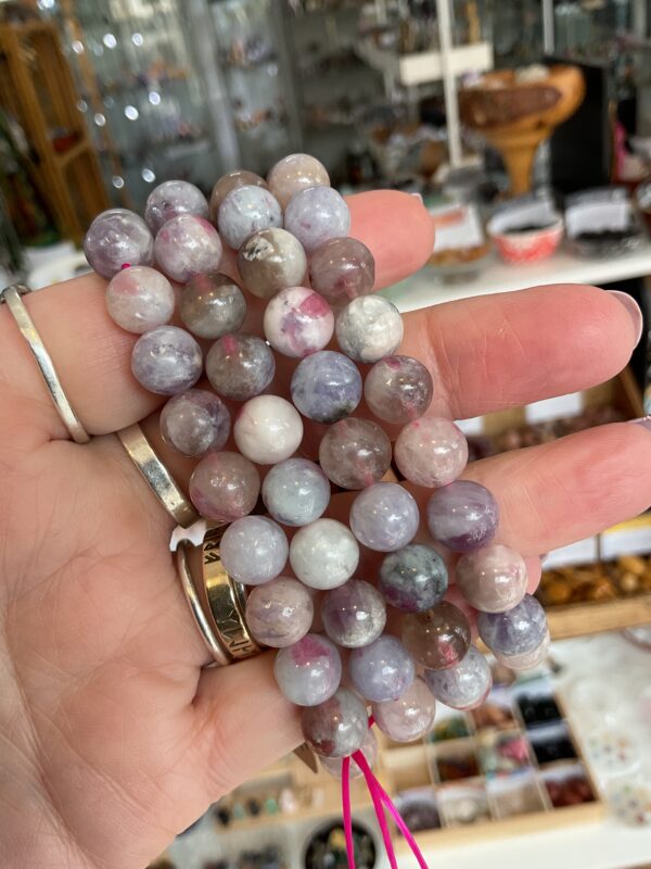 Unicorn Stone 8mm Bead Bracelet - Image 2