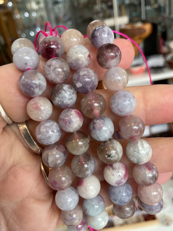 Unicorn Stone 8mm Bead Bracelet - Image 3
