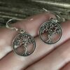 Sterling Silver Tree of Life Earrings