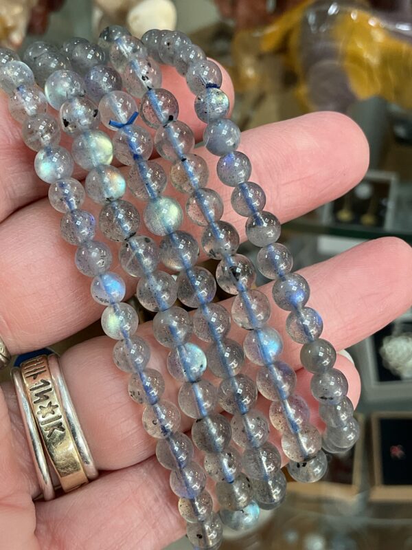 Labradorite 6mm Bead Bracelet